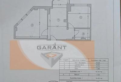 Apartament cu 2 camere decomandat în Ultracentral