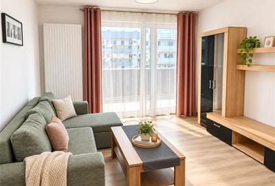Apartament cu 2 camere semidecomandat, mobilat în Astra