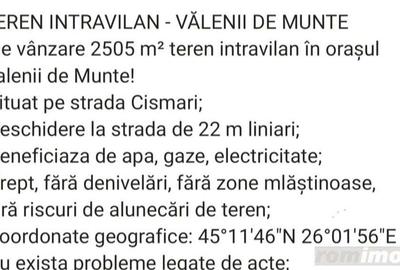 Teren de 2505 mp, în Central - 6