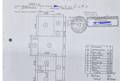 Apartament cu 3 camere în Fălticeni