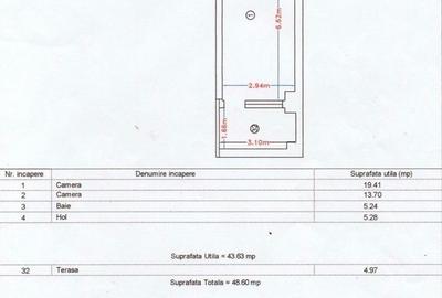 Apartament cu 2 camere, mobilat în Central - 10