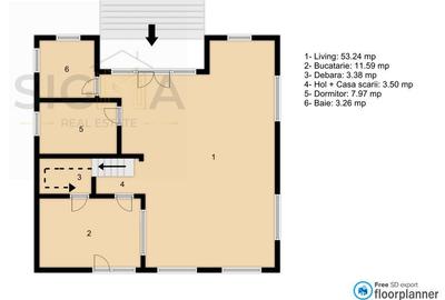 Casă cu 5 camere cu Teren 534 Mp în Iris