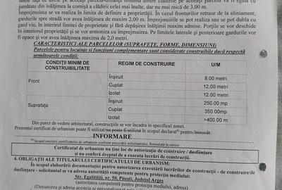 Teren de 1000 mp, în Bradu - 2