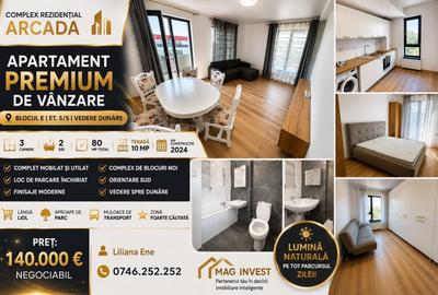 Apartament cu 3 camere decomandat, mobilat în Bd. Coșbuc - 1