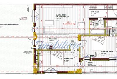 Apartament cu 3 camere semidecomandat în Florești