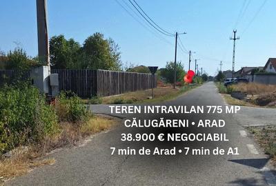 Teren de 775 mp, în Călugăreni