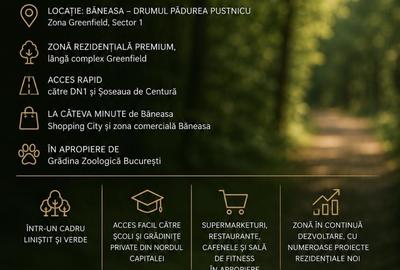Teren de 752 mp, în Băneasa