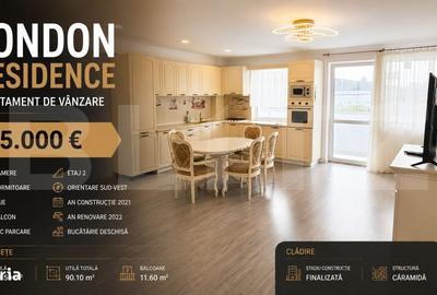 Apartament cu 3 camere decomandat în Sud