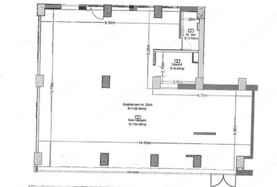Spațiu comercial, de 133 mp, în Central - 2