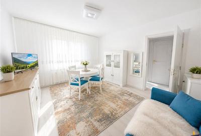 Apartament cu 2 camere semidecomandat, mobilat în Vlahuță