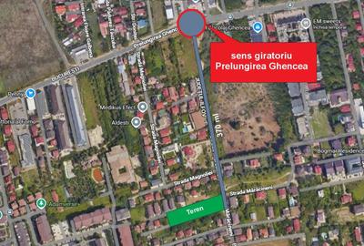 Teren Construcții intravilan de 607 mp, în Prelungirea Ghencea