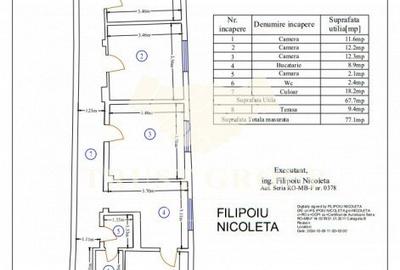 Apartament cu 3 camere decomandat, mobilat în Cotroceni - 24