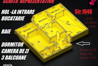 Apartament cu 2 camere în Central