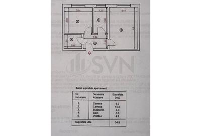Apartament cu 2 camere decomandat în Dorobanți - 10