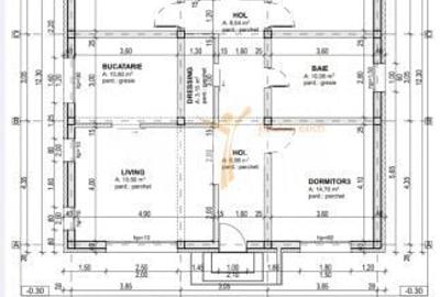 Casă cu 4 camere decomandat cu Teren 400 Mp în Holboca - 2