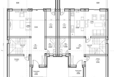 Duplex cu 4 camere cu Canalizare în Sânandrei - 3