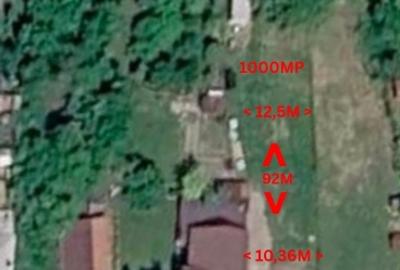 Teren Construcții intravilan de 1000 mp, în Poienarii Burchii