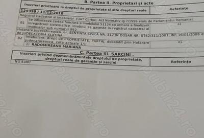 Teren de 4611 mp, în Corbu - 2