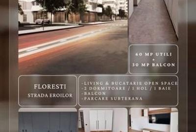 Apartament cu 3 camere în Florești