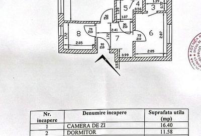 Apartament cu 2 camere, mobilat în Tei - 3