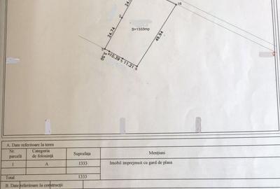 Teren Construcții intravilan de 1333 mp, în Coiciu