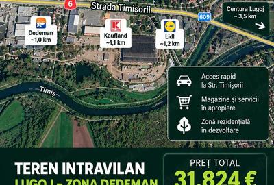 Teren de 663 mp, în Central