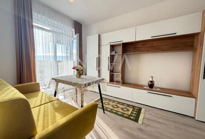 Apartament cu 2 camere semidecomandat, mobilat în Exterior Vest