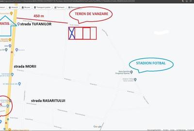 Teren de 2490 mp, în 1 Decembrie - 4