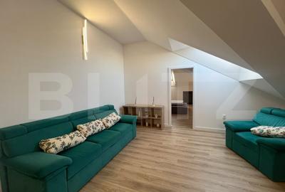 Apartament cu 2 camere semidecomandat, mobilat în Florești