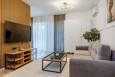 Apartament cu 2 camere semidecomandat, mobilat în Pipera