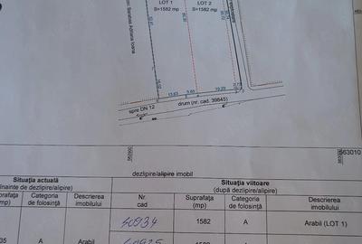 Teren de 1582 mp, în Exterior Vest
