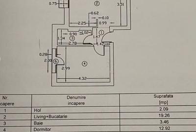 Apartament cu 2 camere în Ștefăneștii de Jos - 7