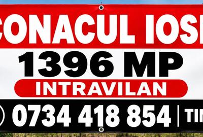 Teren de 1396 mp, în Iosif