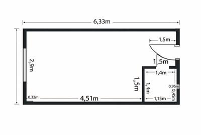 Apartament cu 2 camere semidecomandat în Gării - 1