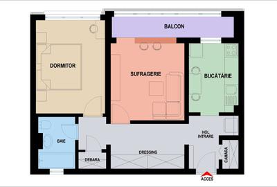 Apartament cu 2 camere decomandat în Camil Ressu - 5