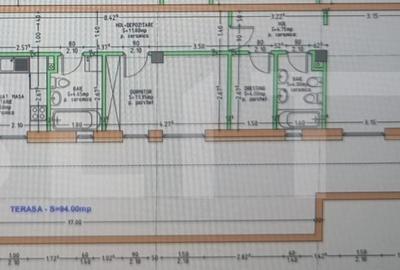 Apartament cu 3 camere semidecomandat în Nord-Est