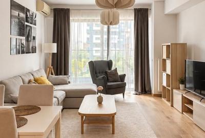 Apartament cu 2 camere semidecomandat, mobilat în Barbu Văcărescu