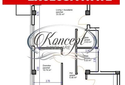 Apartament cu 4 camere semidecomandat în Florești - 10