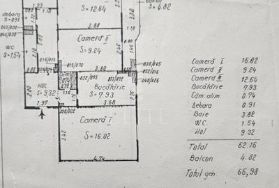 Apartament cu 3 camere decomandat, mobilat în Mărăști - 7