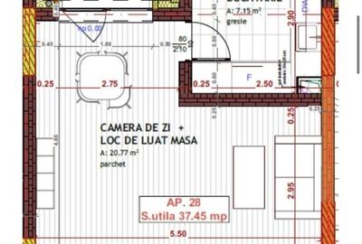 Garsonieră semidecomandată în Florești - 1