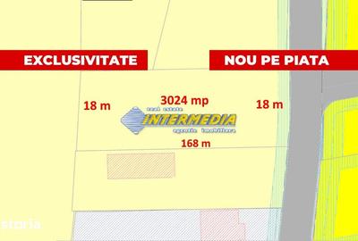 Teren de 3024 mp, în Sântimbru