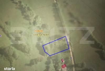 Teren de 1132 mp, în Ponor