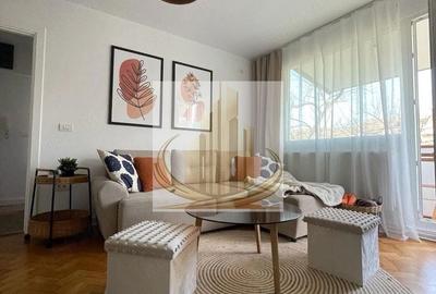 Apartament cu 2 camere semidecomandat, mobilat în Central