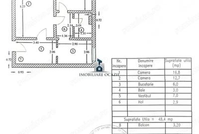 Apartament cu 2 camere decomandat în Berceni