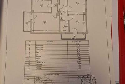 Apartament cu 4 camere decomandat în Central