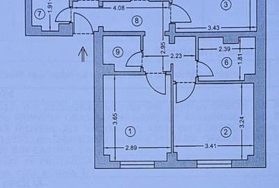 Apartament cu 4 camere decomandat în Central