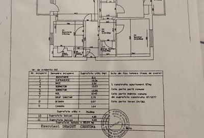 Apartament cu 3 camere decomandat în Exterior Vest