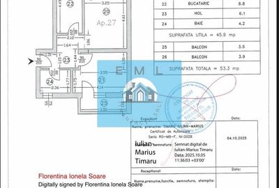 Apartament cu 2 camere decomandat în Chiajna - 2