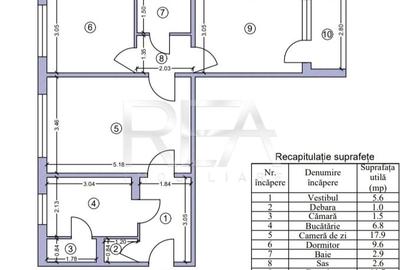 Apartament cu 3 camere semidecomandat, mobilat în Drumul Taberei