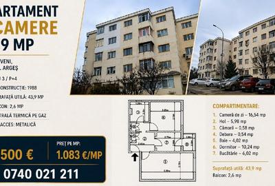 Apartament cu 2 camere decomandat în Est - 1